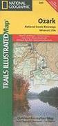 Ozark National Scenic Riverways, Missouri, USA Outdoor Recreation Map