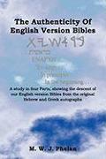 The Authenticity of English Version Bibles