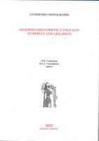 Mesopotamian Poetic Language: Sumerian and Akkadian: Proceedings of the Groningen Group for the Study of Mesopotamian Literature, Volume 2