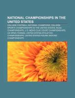 National championships in the United States