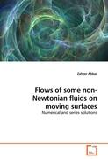 Flows of some non-Newtonian fluids on moving surfaces