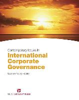 Contemporary Issues in International Corporate Governance