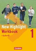 New Highlight, Allgemeine Ausgabe, Band 1: 5. Schuljahr, Workbook mit Einführungskurs, Mit Lieder-/Text-CD