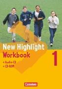 New Highlight, Allgemeine Ausgabe, Band 1: 5. Schuljahr, Workbook mit Einführungskurs, Mit CD-ROM und Lieder-/Text-CD