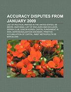 Accuracy disputes from January 2009