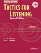 Developing Tactics for Listening. Test Booklet