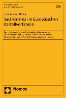 Settlements im Europäischen Kartellverfahren