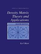 Density Matrix Theory and Applications