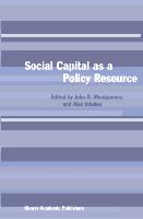 Social Capital as a Policy Resource