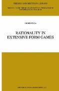 Rationality in Extensive Form Games