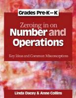 Zeroing In on Number and Operations, Pre-K-K