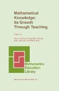 Mathematical Knowledge: Its Growth Through Teaching