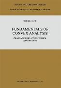 Fundamentals of Convex Analysis