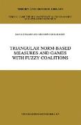 Triangular Norm-Based Measures and Games with Fuzzy Coalitions