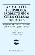 Animal Cell Technology: Products from Cells, Cells as Products