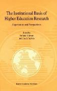 The Institutional Basis of Higher Education Research