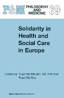 Solidarity in Health and Social Care in Europe