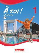 À toi !, Vierbändige Ausgabe, Band 1, Schülerbuch - Lehrerfassung mit Video-DVD, Kartoniert