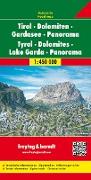 Tirol - Dolomiten - Gardasee - Panorama, Straßenkarte 1:450.000, freytag & berndt