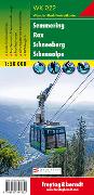 WK 022 Semmering - Rax - Schneeberg - Schneealpe, Wanderkarte 1:50.000