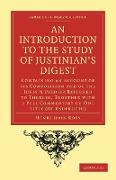 An Introduction to the Study of Justinian's Digest