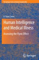 Human Intelligence and Medical Illness