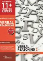 11+ Practice Papers, Verbal Reasoning Pack 2 (Multiple Choice)