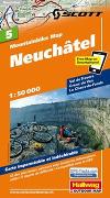 Neuchâtel Nr. 05 Mountainbike-Karte 1:50 000