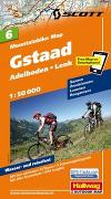 Gstaad Adelboden Lenk Nr. 06 Mountainbike-Karte 1:50 000