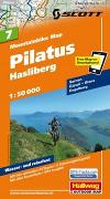 Pilatus Hasliberg Nr. 07 Mountainbike-Karte 1:50 000