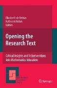 Opening the Research Text