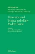 Universities and Science in the Early Modern Period