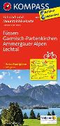 KOMPASS Fahrradkarte Füssen - Garmisch-Partenkirchen - Ammergauer Alpen - Lechtal