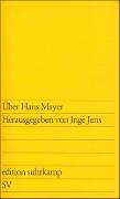 Über Hans Mayer