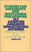 Studien zur Geschichte der westlichen Philosophie