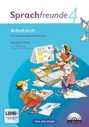 Sprachfreunde, Sprechen - Schreiben - Spielen, Ausgabe Nord 2010 (Berlin, Brandenburg, Mecklenburg-Vorpommern), 4. Schuljahr, Arbeitsheft mit CD-ROM