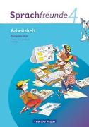 Sprachfreunde, Sprechen - Schreiben - Spielen, Ausgabe Süd 2010 (Sachsen, Sachsen-Anhalt, Thüringen), 4. Schuljahr, Arbeitsheft