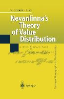 Nevanlinna¿s Theory of Value Distribution