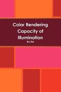 Color Rendering Capacity of Illumination