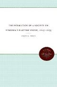 The Formation of a Society on Virginia's Eastern Shore, 1615-1655