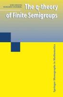 The q-theory of Finite Semigroups