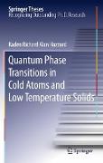 Quantum Phase Transitions in Cold Atoms and Low Temperature Solids