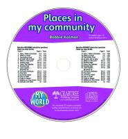 Places in My Community - CD Only