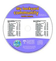 My Backyard Community - CD Only