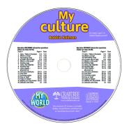 My Culture - CD Only