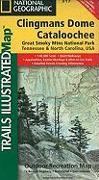 Great Smoky Mountains National Park East: Clingmans Dome, Cataloochee Map