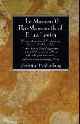 The Massoreth Ha-Massoreth of Elias Levita