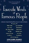 Favorite Words of Famous People