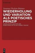 Wiederholung und Variation als poetisches Prinzip