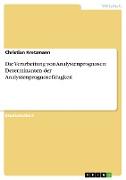 Die Verarbeitung von Analystenprognosen: Determinanten der Analystenprognosefähigkeit